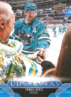 2023-24 UD Series 2 - Tomáš Hertl - Canvas #C184
