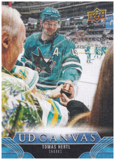 2023-24 UD Series 2 - Tomáš Hertl - Canvas #C184