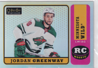 2018-19 UD O-Pee-Chee Platinum - Jordan Greenway - Retro Rainbow