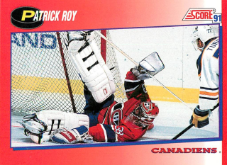 1991-92 Score - Patrick Roy (French) #75