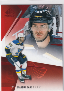 2023-24 UD SP Game Used - Brandon Saad /226