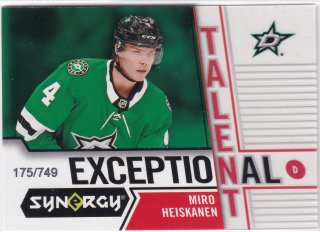 2018-19 UD Synergy - Miro Heiskanen - Exceptional Talent /749