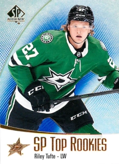 2021-22 UD SP Authentic - Riley Tufte - SP Top Rookies Blue #TR-37