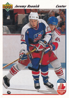1991-92 UD Series - Jeremy Roenick - Canada Cup