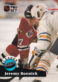 1991-92 Pro Set - Jeremy Roenick - Leader