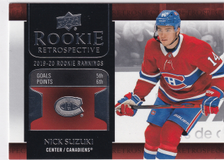 2020-21 UD Series 1 - Nick Suzuki - Rookie Retrospective
