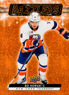 2023-24 UD Series 2 - Bo Horvat - Dazzlers Orange #DZ-56