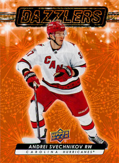 2023-24 UD Series 2 - Andrei Svechnikov - Dazzlers Orange #DZ-93