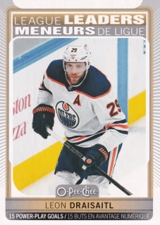 2021-22 UD O-Pee-Chee - Leon Draisaitl - League Leaders