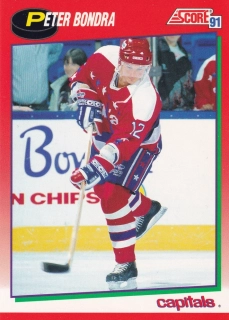 1991-92 Score Canadian - Peter Bondra (English)