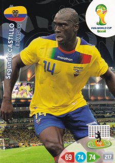 2014 Panini Adrenalyn XL FIFA World Cup Brazil - Segundo Castillo