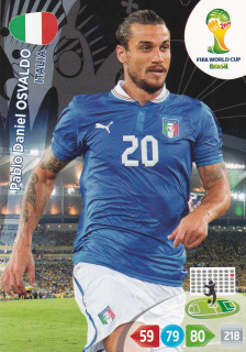 2014 Panini Adrenalyn XL FIFA World Cup Brazil - Pablo Daniel Osvaldo