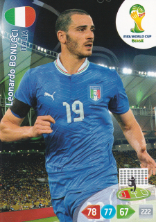 2014 Panini Adrenalyn XL FIFA World Cup Brazil - Leonardo Bonucci