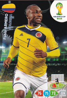 2014 Panini Adrenalyn XL FIFA World Cup Brazil - Pablo Armero