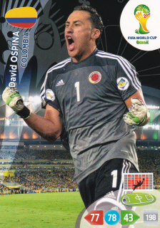 2014 Panini Adrenalyn XL FIFA World Cup Brazil - David Ospina