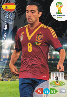 2014 Panini Adrenalyn XL FIFA World Cup Brazil - Xavi Hernandez