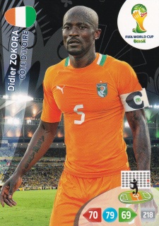 2014 Panini Adrenalyn XL FIFA World Cup Brazil - Didier Zokora
