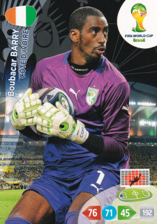 2014 Panini Adrenalyn XL FIFA World Cup Brazil - Boubacar Barry