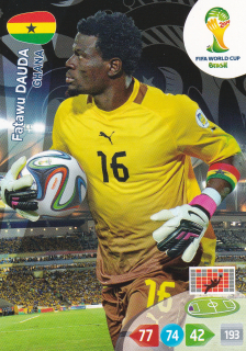 2014 Panini Adrenalyn XL FIFA World Cup Brazil - Fatawu Dauda