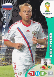 2014 Panini Adrenalyn XL FIFA World Cup Brazil - Denis Glushakov