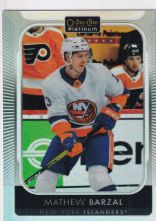 2021-22 UD O-Pee-Chee Platinum - Mathew Barzal - Rainbow