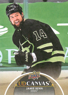 2021-22 UD Series 1 - Jamie Benn - Canvas #C26