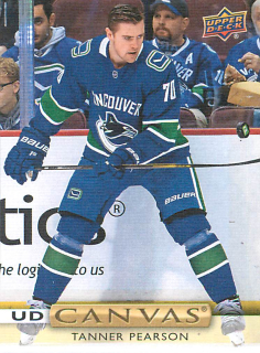 2019-20 UD Series 1 - Tanner Pearson - Canvas #C78