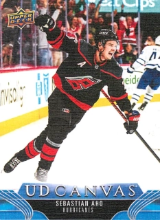 2023-24 UD Series 2 - Sebastian Aho - Canvas #C135