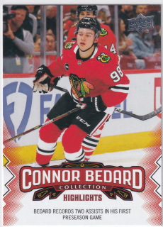 2023-24 UD Connor Bedard Collection - Connor Bedard #9