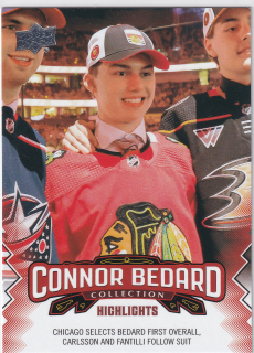 2023-24 UD Connor Bedard Collection - Connor Bedard #7