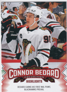2023-24 UD Connor Bedard Collection - Connor Bedard #11