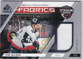 2023-24 UD SP Game Used - Tom Wilson - Fabrics - 2023 NHL Stadium Series