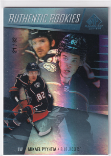 2023-24 UD SP Game Used - Mikael Pyyhtia - Authentic Rookies /82