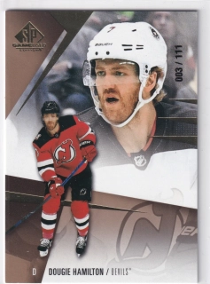 2023-24 UD SP Game Used - Dougie Hamilton - Gold /111