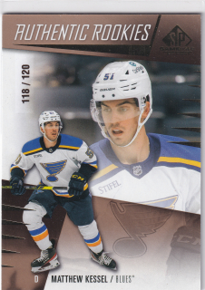 2023-24 UD SP Game Used - Matthew Kessel - Authentic Rookies Gold /120