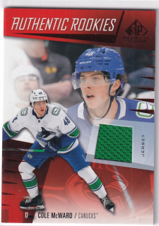 2023-24 UD SP Game Used - Cole McWard - Authentic Rookies Jersey