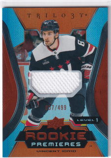 2023-24 UD Trilogy - Vincent Iorio - Rookie Premieres Jersey /499