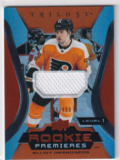 2023-24 UD Trilogy - Elliot Desnoyers - Rookie Premieres Jersey /499