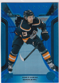 2023-24 UD Trilogy - Mathew Barzal - Blue /49