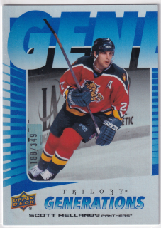 2023-24 UD Trilogy - Scott Mellanby - Generations Blue /349
