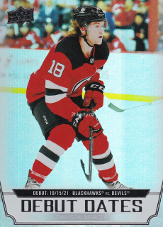 2022-23 UD Series 1 - Dawson Mercer - Debut Dates