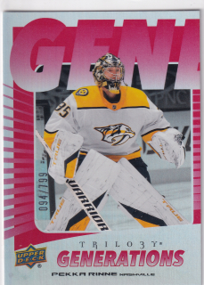 2023-24 UD Trilogy - Pekka Rinne - Generations Red /799