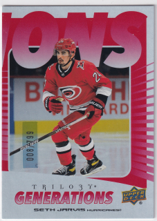 2023-24 UD Trilogy - Seth Jarvis - Generations Red /799