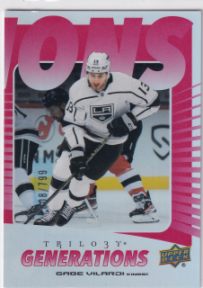 2023-24 UD Trilogy - Gabe Vilardi - Generations Red /799