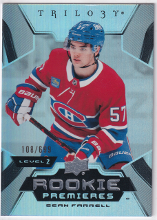 2023-24 UD Trilogy - Sean Farrell - Rookie Premieres Level 2 /699