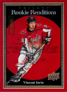 2023-24 UD Trilogy - Vincent Iorio - Rookie Renditions Red /799 #RR-40
