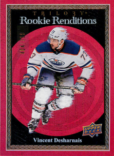 2023-24 UD Trilogy - Vincent Desharnais - Rookie Renditions Red /799 #RR-38