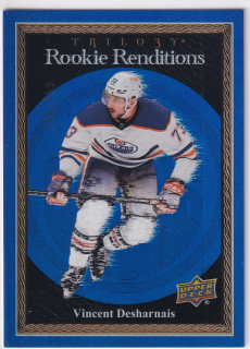 2023-24 UD Trilogy - Vincent Desharnais - Rookie Renditions Blue /499