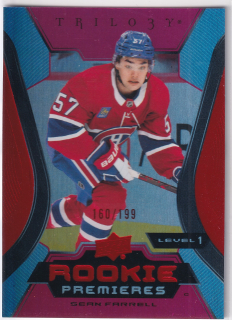 2023-24 UD Trilogy - Sean Farrell - Rookie Premieres Red /199