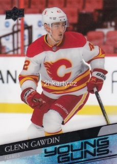 2020-21 UD Extended Series - Glenn Gawdin - Young Guns Clear Cut